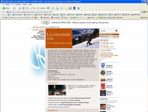 LILLEHAMMER OLYMPICS 1994