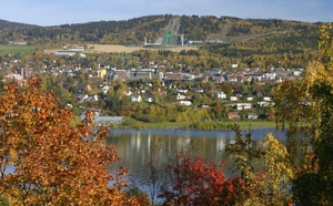 Lillehammer, Norway in autumn